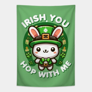 St. Patricks Day Puns Irish Bunny Funny Tapestry