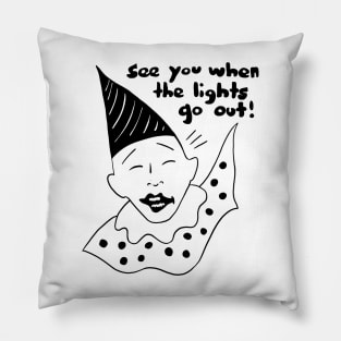 Mr Sandman, “See You When the Lights Go Out” cartoon by Kenneth Joyner Pillow