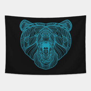 Blue bear Tapestry