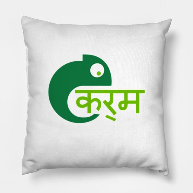 Karma Chameleon Fanart Pillow by eon.kaus