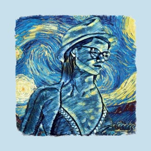 Woman Van Gogh Style T-Shirt