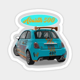 ABARTH 500 497 Back Magnet