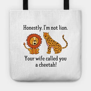 Lion Cheetah Tote