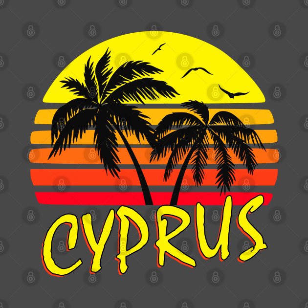 Cyprus Retro Sunset by Nerd_art