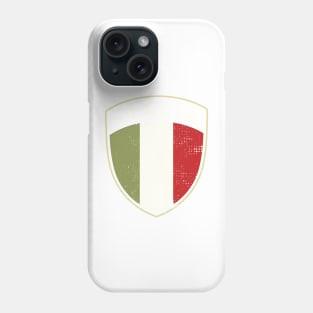 Italian Pride Italia Flag Shield Phone Case