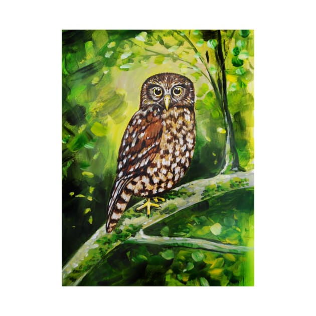 Morepork Owl by Ira by irajane