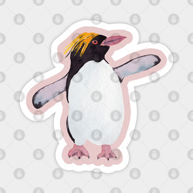 Macaroni Penguin Magnet by Duck Cloud 9