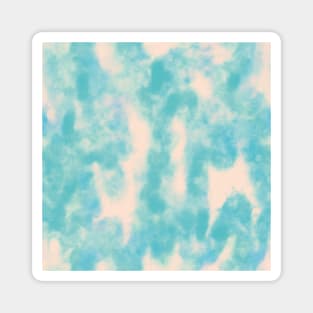 Turquoise Abstract Pattern Magnet