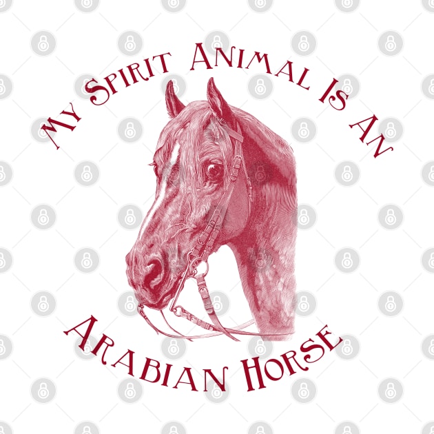 Arabian Horse - Pink by Biophilia