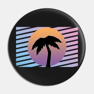 Retro Palm Tree Pin