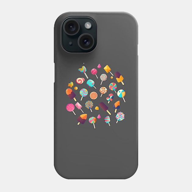 pattern candies Phone Case by retrocolorz