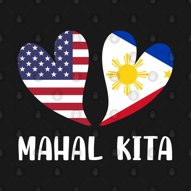 Mahal Kita Filipino American Lovers Pilipinas USA by sBag-Designs