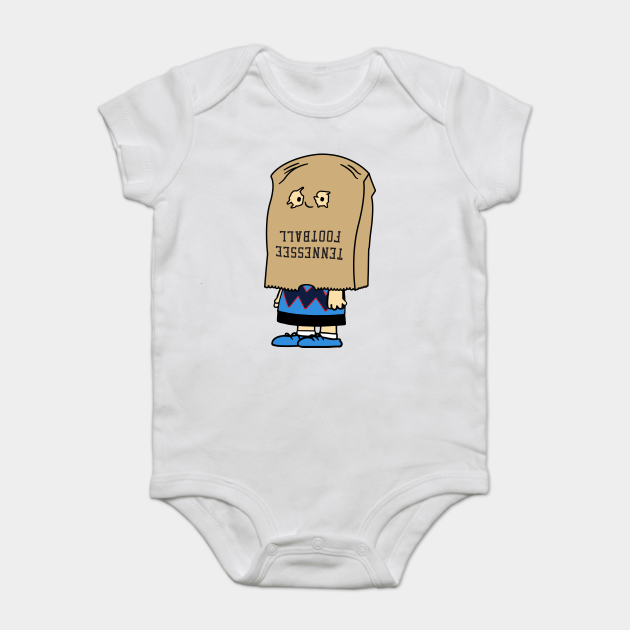 Tennessee Bag Of Shame Tennessee Titans Baby Bodysuit Teepublic Uk
