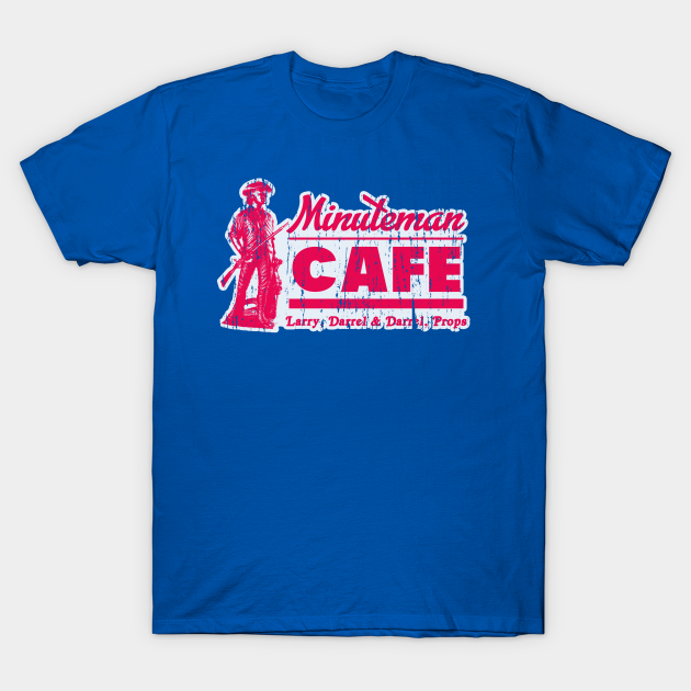 Minuteman Cafe, distressed - Newhart - T-Shirt | TeePublic