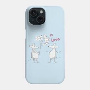 mouses with love Phone Case