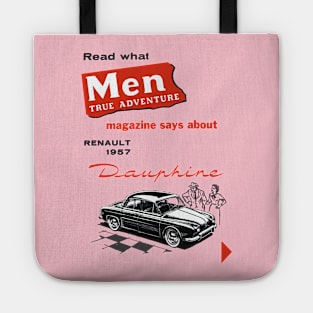 1957 RENAULT DAUPHINE - advert Tote