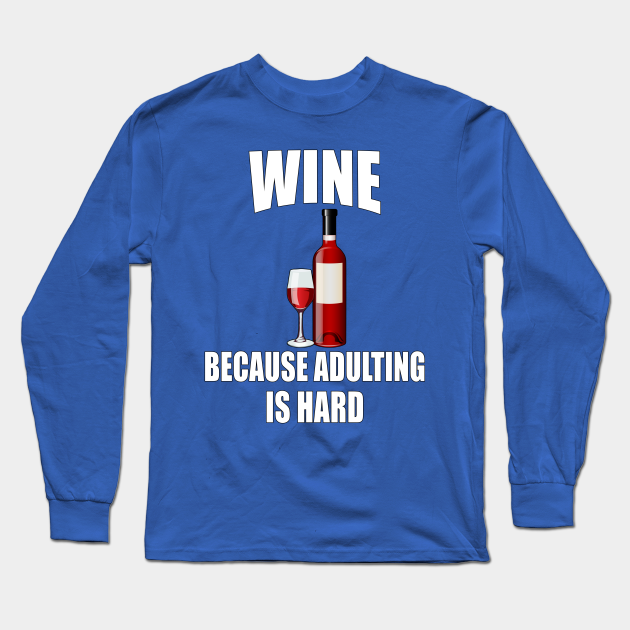 INNOGLEN Wine Adulting is Hard Mens T-Shirt Tee gg492m INNOGLEN Wine Adulting is Hard Mens T-Shirt Tee gg492m