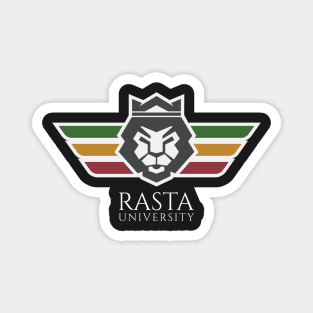 Rasta University Lion Rasta Colors Reggae Magnet