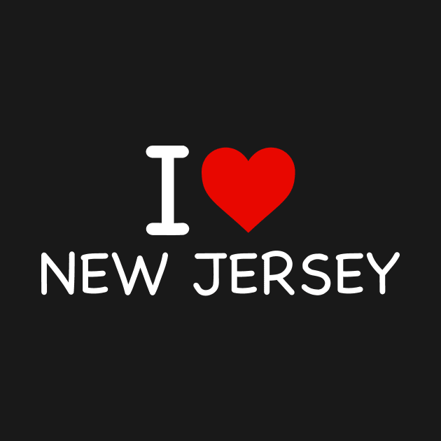 New Jersey - I Love Icon by Sunday Monday Podcast