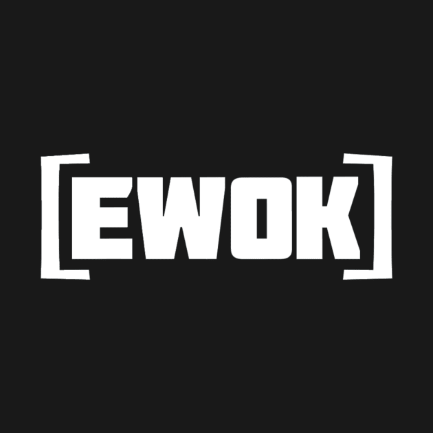 EWOK emblem large white by EwokSquad