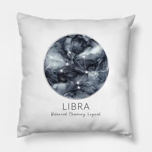 Libra Zodiac Moon Constellation Pillow