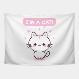 I'm A Cat! - Pink Kitty Tapestry