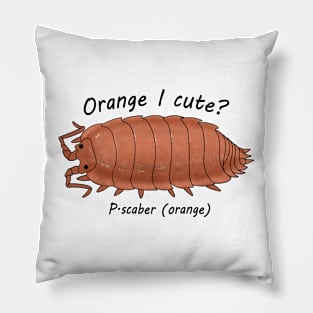 P.scaber (orange) oriange i cute? Pillow