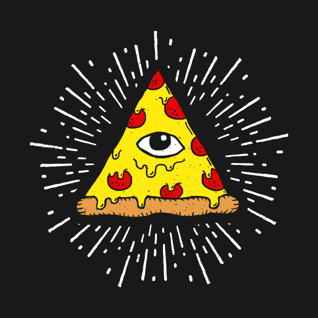 Pizza Illuminati by dumbshirts