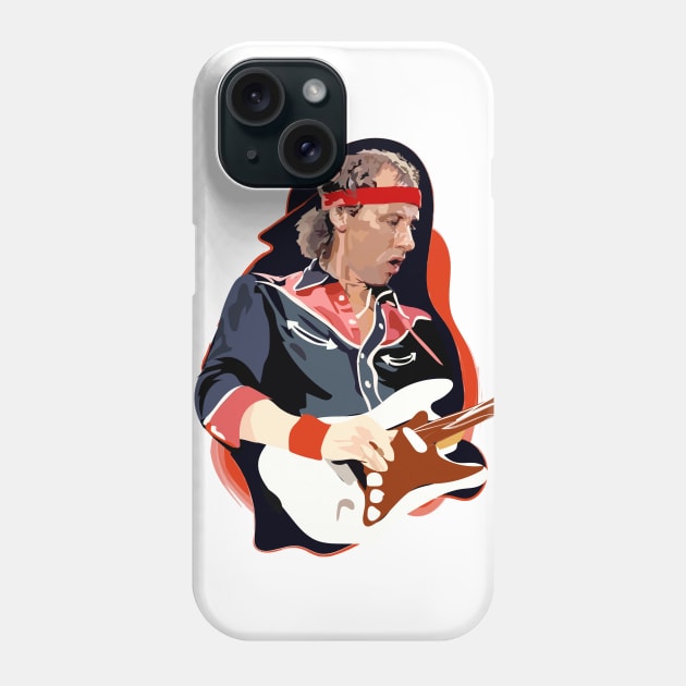 Knopfler with Guitar Phone Case by annamckay