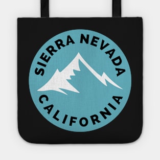 Sierra Nevada California - Sierra Nevada Ski Snowboard Mountain California Yosemite Travel Tote