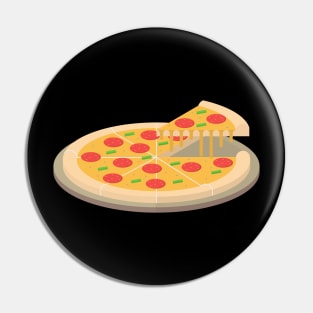 Tasty Cheese Pizza Slice Pin