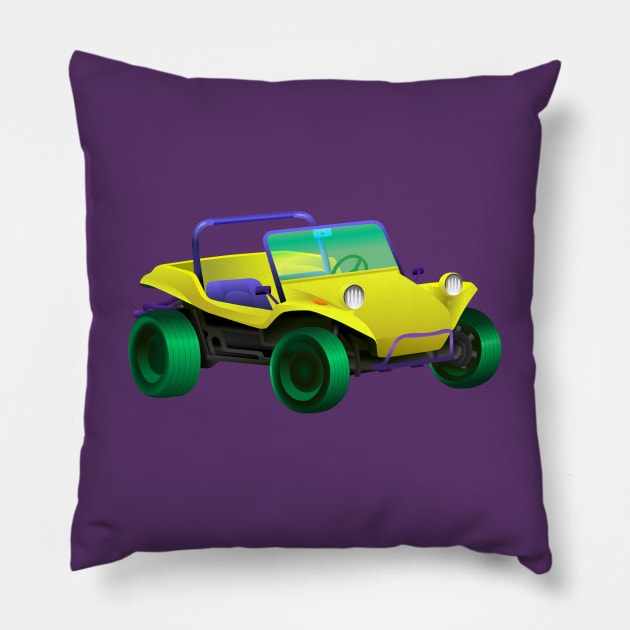 Beach Buggy Pillow by cintrao