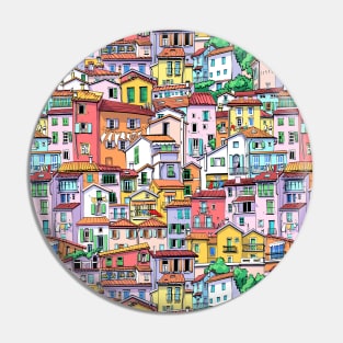 Italian Town Pin