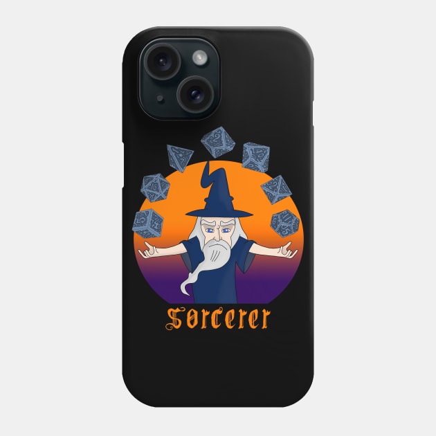 A Sorcerer with Levitating Dices Phone Case by DiegoCarvalho