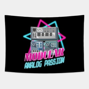 Modular Vaporwave Synthesizer Vintage Retro Analog Love 80th Tapestry