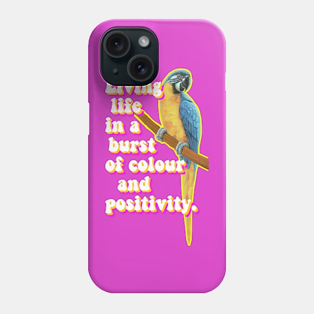 Living Life - Low Poly Macaw Phone Case by toz-art