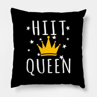 Hiit Queen Funny High Intensity Fitness Outfit Pillow