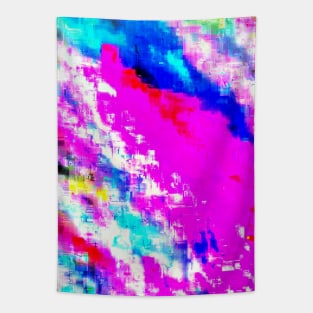 Glitchy Pinkness Tapestry