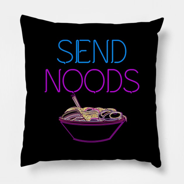 Send Noods Noodles Ramen Pillow by Swagazon