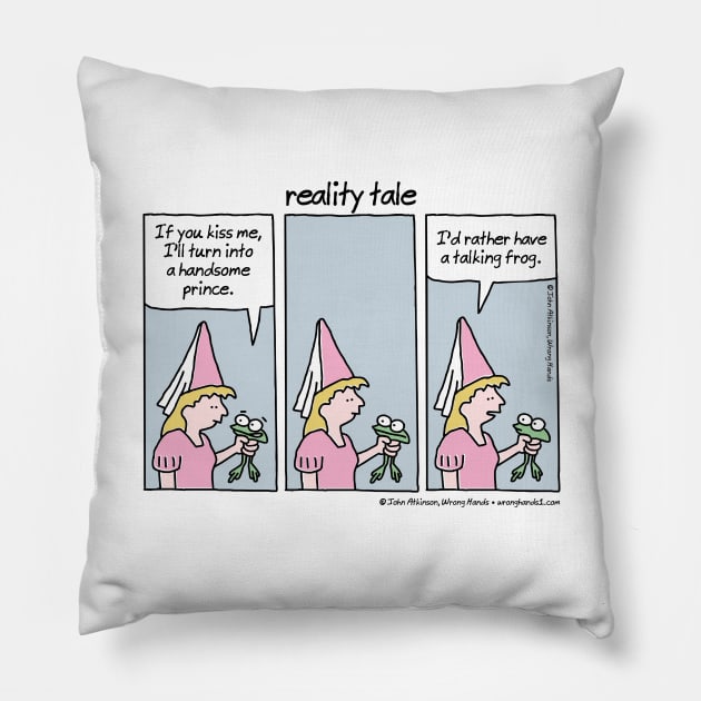 reality tale Pillow by WrongHands