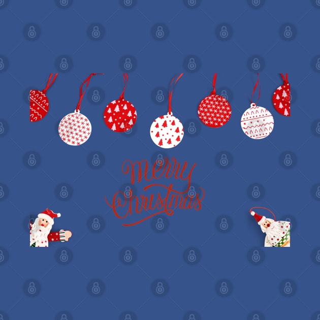 Merry Christmas Greeting by Mako Design 