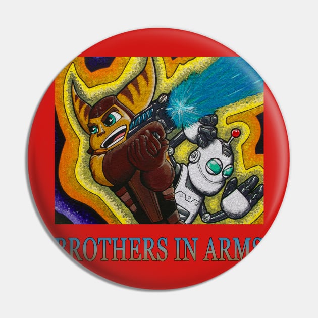 Ratchet & Clank Pin by sapanaentertainment