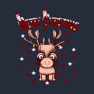 Merry Christmas Reindeer T-Shirt