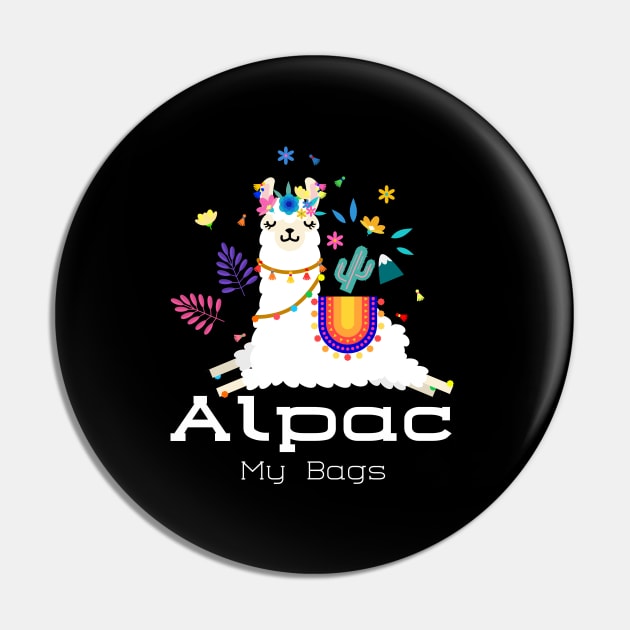 Alpac My Bags Pin by HobbyAndArt