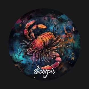 Scorpios Skies : Lobster Galaxy : The Star Sign Series T-Shirt