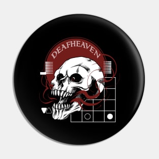 Deafheaven Skull Metal Pin