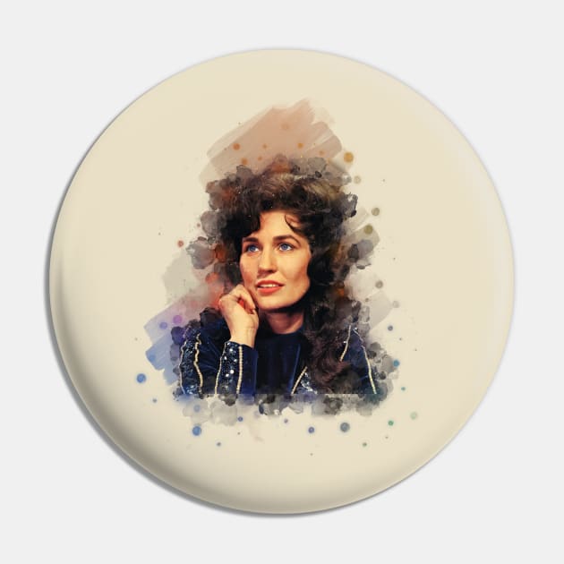 Loretta Lynn Modern Art Pin by MaydenArt