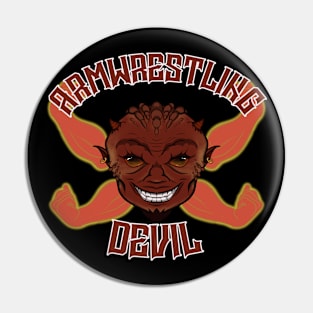 Armwerestling Devil Pin