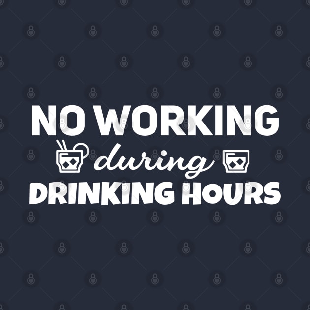 No working during drinking hours by Sonyi