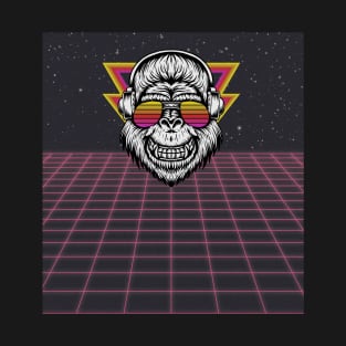 Vaporwave monkey! T-Shirt